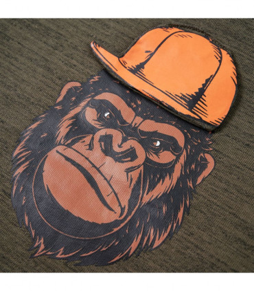 Kids' Sweatshirt Dark Khaki Melange 104