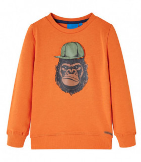 Kids' Sweatshirt Dark Orange 104