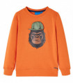 Kids' Sweatshirt Dark Orange 92