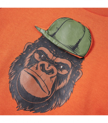 Kids' Sweatshirt Dark Orange 92