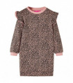 Kids' Sweatshirt Dress Medium Pink 104
