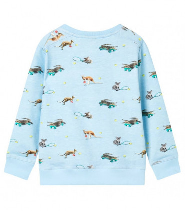 Kids' Sweatshirt Light Blue Melange 128