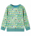 Kids' Sweatshirt Light Green Melange 116
