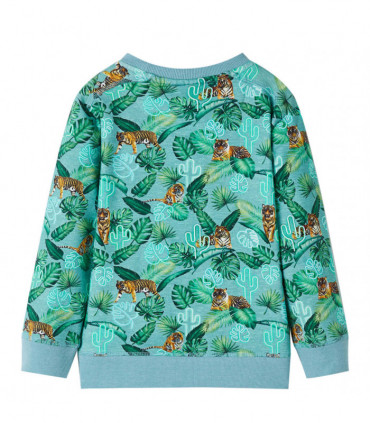 Kids' Sweatshirt Light Green Melange 128
