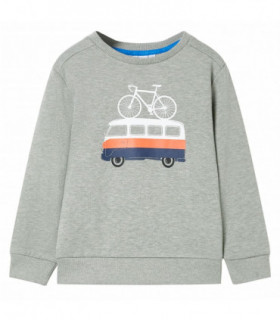 Kids' Sweatshirt Light Khaki Melange 104
