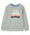 Kids' Sweatshirt Light Khaki Melange 104