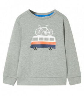 Kids' Sweatshirt Light Khaki Melange 116