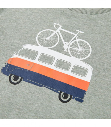 Kids' Sweatshirt Light Khaki Melange 116