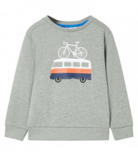Kids' Sweatshirt Light Khaki Melange 128
