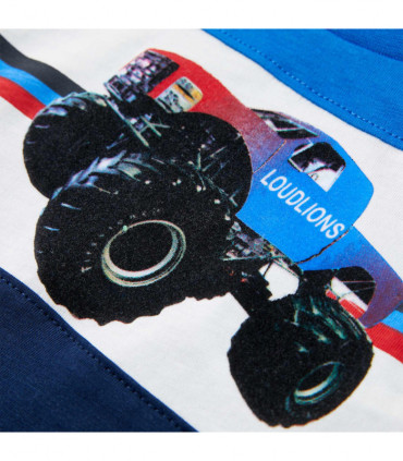 Kids' T-shirt Blue and Navy 104