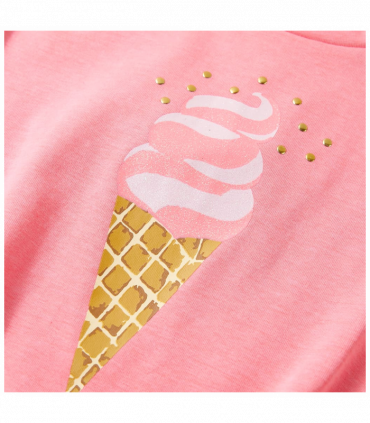 Kids' T-shirt Bright Fluo Pink 116