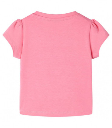 Kids' T-shirt Bright Fluo Pink 140