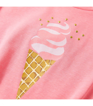 Kids' T-shirt Bright Fluo Pink 92