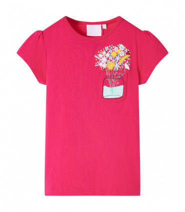 Kids' T-shirt Bright Pink 140
