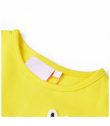 Kids' T-shirt Bright Yellow 140