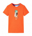 Kids' T-shirt Dark Orange 128