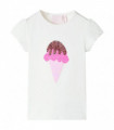 Kids' T-shirt Ecru 140