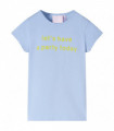 Kids' T-shirt Light Blue 92
