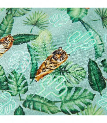 Kids' T-shirt Light Green Melange 128