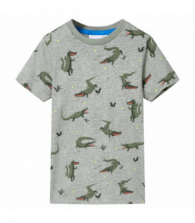Kids' T-shirt Light Khaki Melange 140
