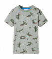 Kids' T-shirt Light Khaki Melange 140