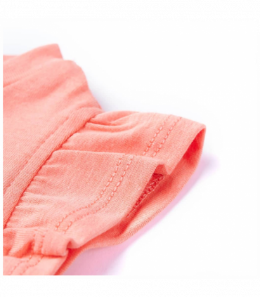 Kids' T-shirt Neon Coral 140