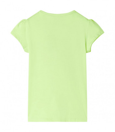 Kids' T-shirt Neon Yellow 104
