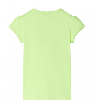 Kids' T-shirt Neon Yellow 116