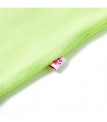 Kids' T-shirt Neon Yellow 128