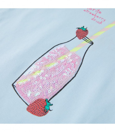 Kids' T-shirt Soft Blue 128