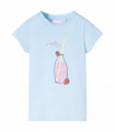 Kids' T-shirt Soft Blue 140