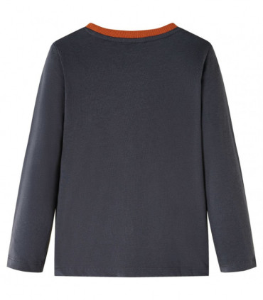Kids' T-shirt with Long Sleeves Anthracite 104