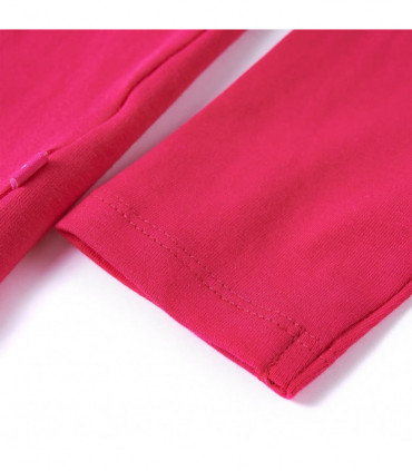 Kids' T-shirt with Long Sleeves Bright Pink 104