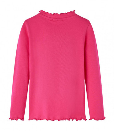 Kids' T-shirt with Long Sleeves Bright Pink 116