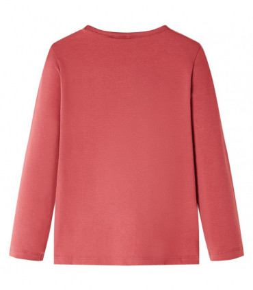 Kids' T-shirt with Long Sleeves Burnt Pink 116