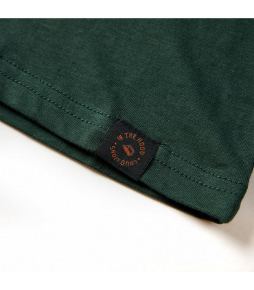 Kids' T-shirt with Long Sleeves Dark Green 104