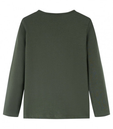 Kids' T-shirt with Long Sleeves Khaki 104