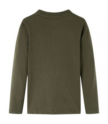 Kids' T-shirt with Long Sleeves Khaki 104