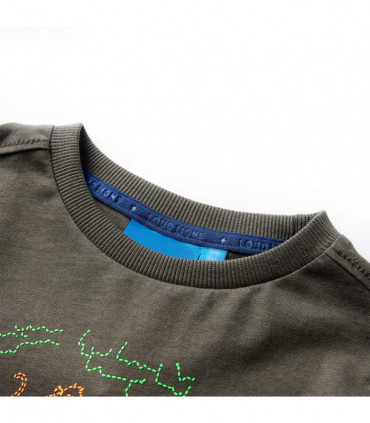 Kids' T-shirt with Long Sleeves Khaki 104