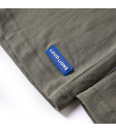 Kids' T-shirt with Long Sleeves Khaki 104