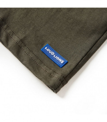 Kids' T-shirt with Long Sleeves Khaki 128