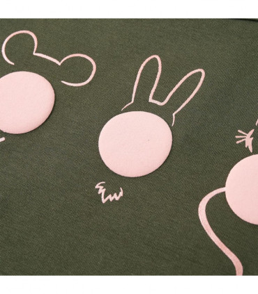 Kids' T-shirt with Long Sleeves Khaki 140