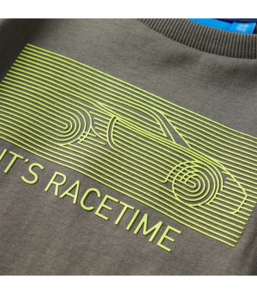 Kids' T-shirt with Long Sleeves Khaki 92