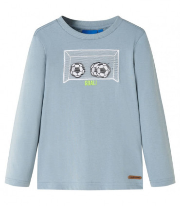 Kids' T-shirt with Long Sleeves Light Blue 104