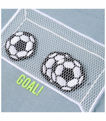 Kids' T-shirt with Long Sleeves Light Blue 104