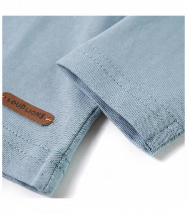 Kids' T-shirt with Long Sleeves Light Blue 104