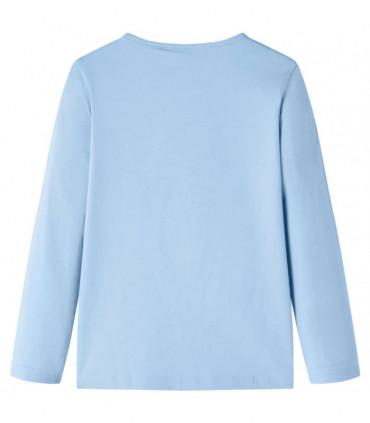 Kids' T-shirt with Long Sleeves Light Blue 140
