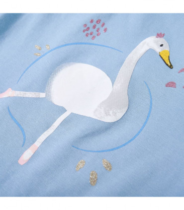 Kids' T-shirt with Long Sleeves Light Blue 140