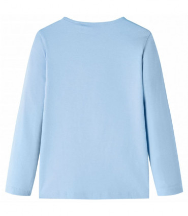 Kids' T-shirt with Long Sleeves Light Blue 92