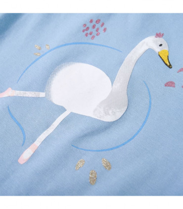 Kids' T-shirt with Long Sleeves Light Blue 92